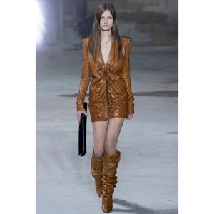 Saint Laurent Fall 2017 Runway Look 11 Dress